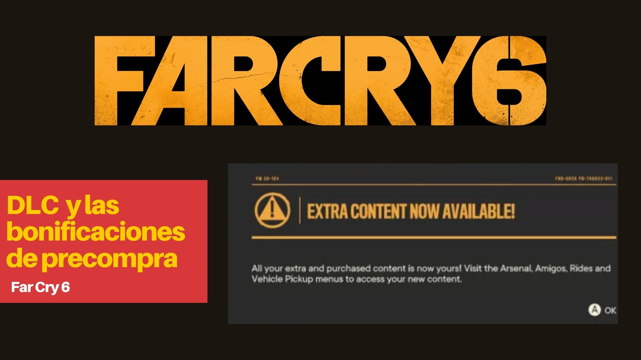 Dónde conseguir los DLC de Far Cry 6 y las bonificaciones de precompra